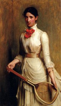 Arthur Hacker : Portraits Of His Sister In Law